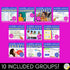 Middle School Small Group BUNDLE 6th - 8th Grade ASCA & CASEL Aligned Counseling